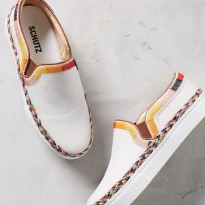 Shop the Schutz Tirian Embroidered Sneakers
